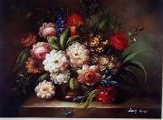 unknow artist Floral, beautiful classical still life of flowers.095 USA oil painting artist